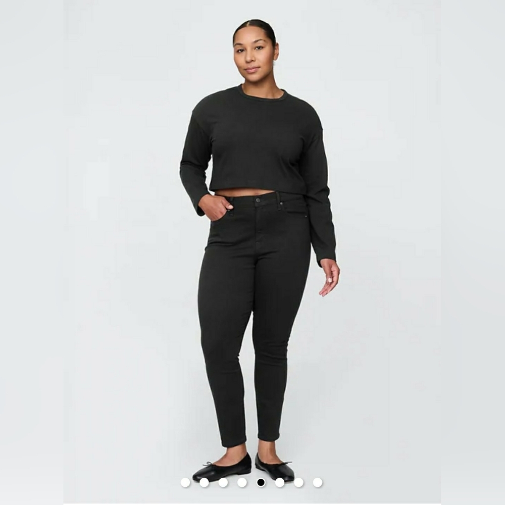 GAP Black Curvy True Skinny Jeans 30L